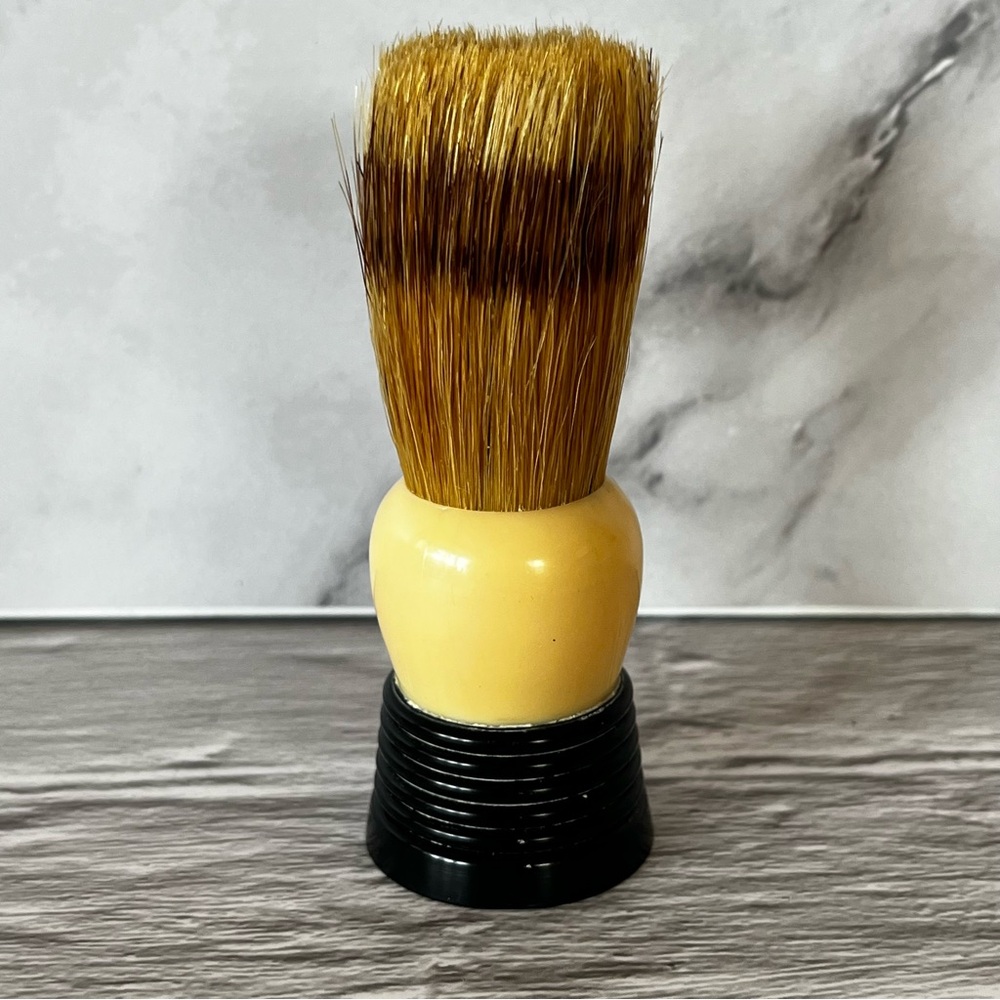 Vintage Rubberset Shaving Barber Pure Badger Bristle Brush Sterilized